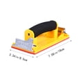 thumbnail image 3 of CIMAXIC Hand Grip Sandpaper Holder Sponge Handle Handheld Sand Paper Frame Grinding Polished Tools For Walls Woodworking Polishing Sanding Tools Abrasive Tools (Yellow),7.48"X3.54"X2.76", 3 of 4