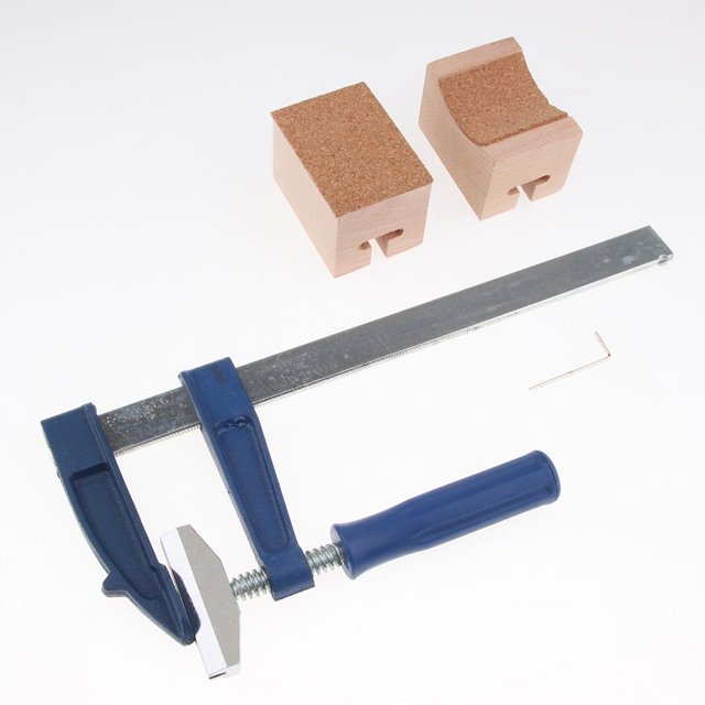 Stainless Guitar Fret Press Caul Tool Set for Guitar Maker/Luthier 32 x 14cm
