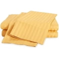 thumbnail image 3 of 700 Thread Count 100% Egyptian Cotton 4-Piece Bed Sheet Set (1 Flat, 1 Fitted Sheet, 2 Pillow Covers) 15 Inches Deep Pocket Size Stripe Pattern, 3 of 5