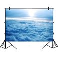 thumbnail image 1 of EREHome 7x5ft Blue Sky White Clouds Polyester Photography Backdrop For Studio Prop Photo Background, 1 of 3