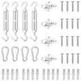 thumbnail image 1 of vidaXL Ensemble d'Accessoires pour Voile d'Ombrage 12 Pcs en Acier Inoxydable, 1 of 5