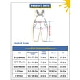 thumbnail image 4 of KIDSCOOL SPACE Baby & Little Boys/Girls Blue Denim Dungaree,Jean Overalls,Blue,2-3 Years, 4 of 5