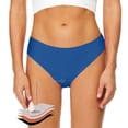 thumbnail image 2 of Swstbby Culottes pour Femmes, Ceinture Adhésive Taille Basse Invisible String Sans Couture Bleu TTTTG, 2 of 4