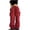 Red, variant on Cameland Teen Girls Cargo Pants With Pockets Parachute Pants For Women Y2K Baggy Drawstring Streetwear Trendy Pants