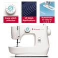 thumbnail image 3 of SINGER® M1500 Portable Mechanical Sewing Machine for Beginners, 6 Built-In Stitches and Accessories, 3 of 7