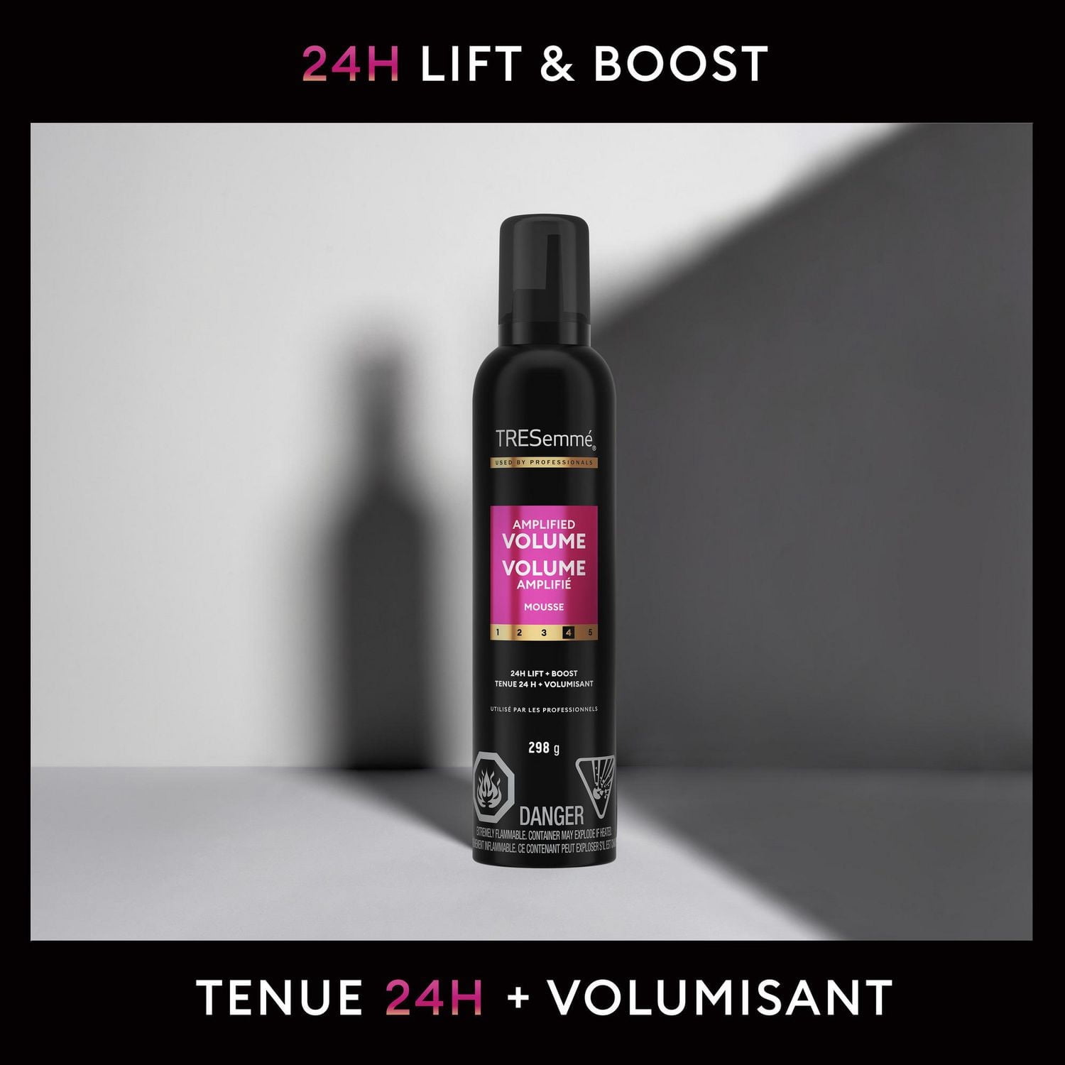TRESemmé Mousse Amplified Volume 24H Lift + Boost, 298 g