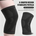 thumbnail image 4 of Knee Brace for Sports – Compression Knee Sleeve with Shock Absorption, 3D Knit Breathable Knee Support for Running Basketball Gym, Non Slip Silicon Grip Daily Wear, 4 of 5