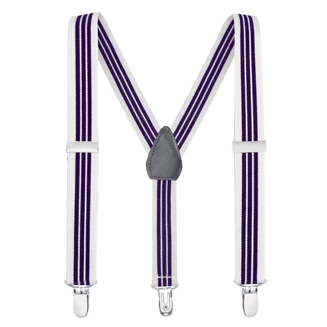 Buyless Fashion Adjustable Suspenders for Kids Toddlers Baby Elastic Solid Color 1 Inch - Y Back Design