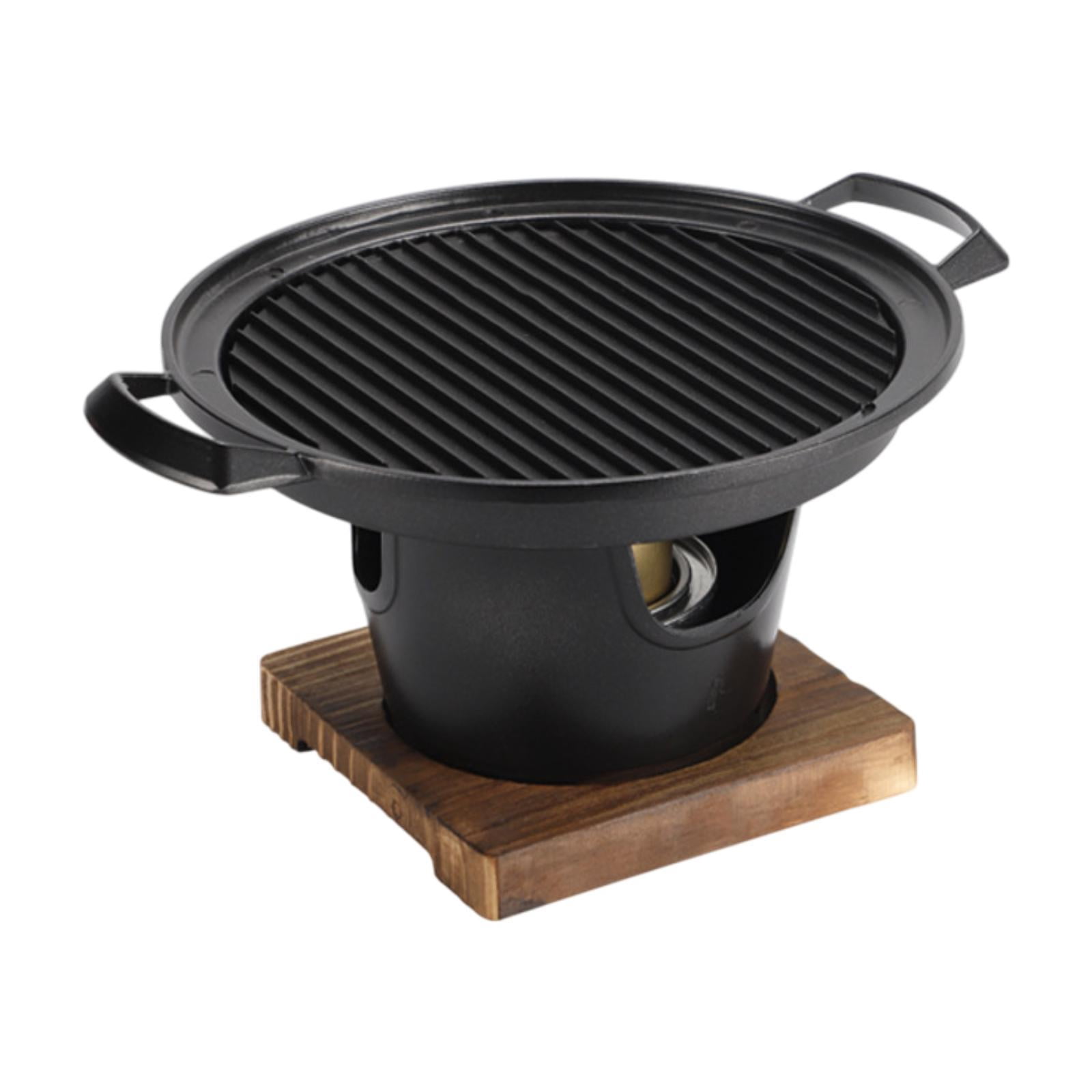 S SERENABLE Japanese BBQ Grill Barbecue Grill Charcoal Grill Mini Hibachi Grill Tabletop C