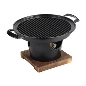 S SERENABLE Japonais BBQ Grill Barbecue Grill Charcoal Grill Mini Table de table Hibachi Grill C
