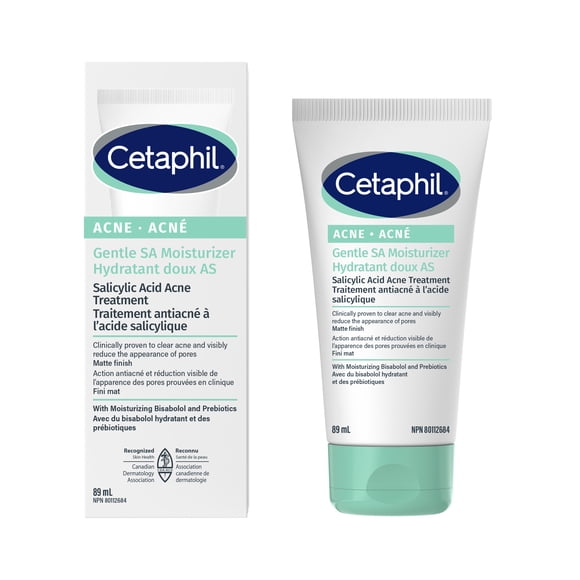 Cetaphil Gentle Clear Hydratant Antiacné à l'Acide Salicylique / Hydratant pour le Visage Hydratant Traite la Peau Sensible à Tendance Acnéique / Sans Parfum / Non Comédogène / Recommandé par des Dermatologues