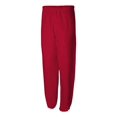 thumbnail image 2 of Jerzees Mens NuBlend Elastic Bottom Sweatpants, S, True Red, 2 of 2