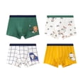 thumbnail image 1 of MIASHUI Boxeurs pour Garçons sous-Vêtements Mignons Dessin Animé Culottes en Coton Lot de 4,170, 1 of 3