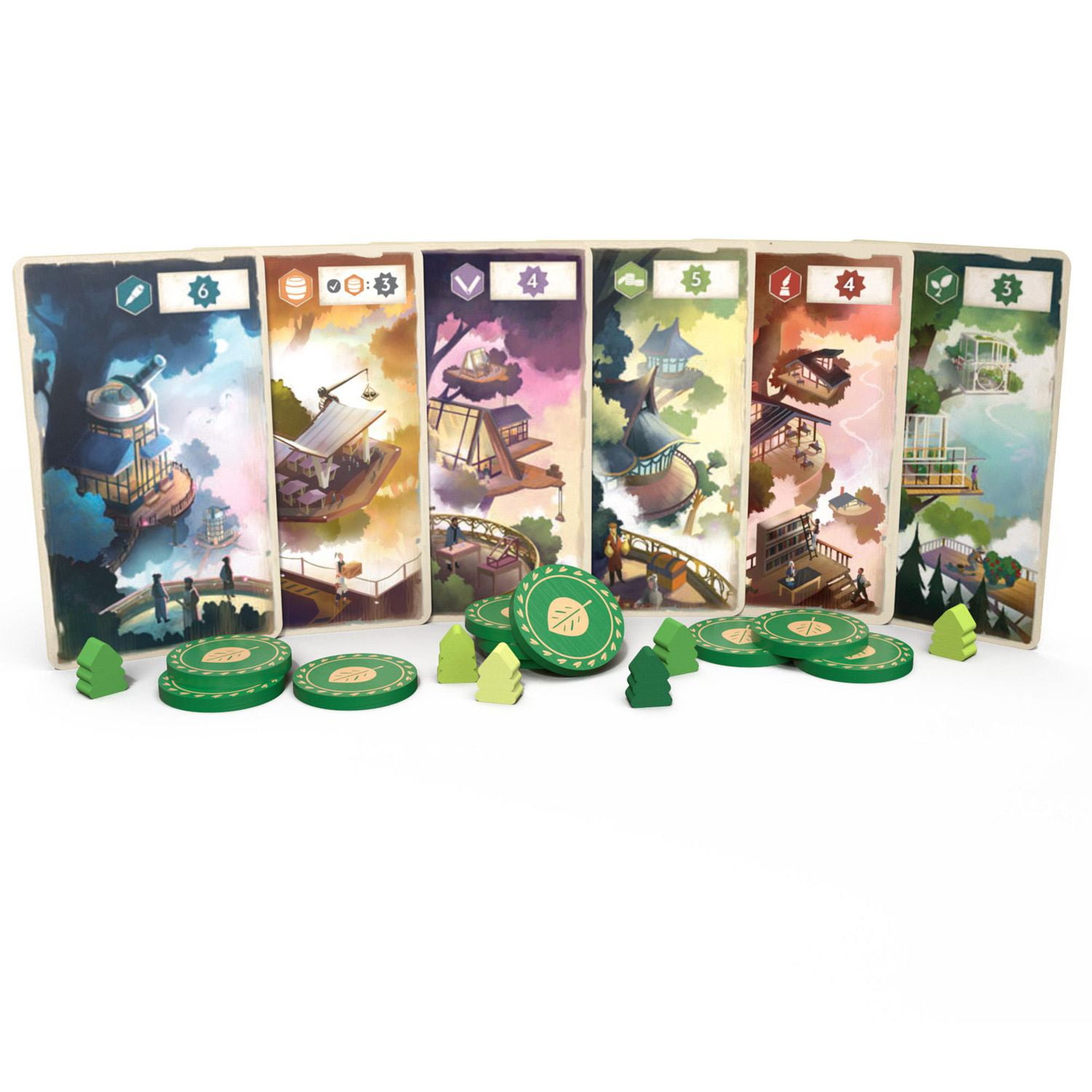 Asmodee - Next Move - Tree Society - Jeu de Société pour s'Amuser en Famille - Jeu de Stratégie Collaboratif - De 2 à 4 Joeurs - À partir de 8 ans - Français