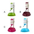 thumbnail image 3 of Automatic Water Bottle Dispenser Pet Lightweight Fountain Drinker Container Large Capacity for Height Adjustable Plastic Feeding Bowls for Cat Blue, 3 of 9
