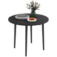 thumbnail image 1 of HOMCOM Foldable Dining Table, Round Drop Leaf Table with Wood Legs, 1 of 9