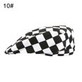thumbnail image 1 of Unisex Beret Geometric Pattern Duck Mouth Style Men Women Pure Color Short Brim Chef Hat for Baker, 1 of 10