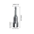 thumbnail image 3 of Meitianfacai Open Socket Wrench Slotted 4mm/4.2mm Sleeve 65MM Power Wing Nut Sleeve, 3 of 7