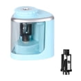 thumbnail image 2 of TopLLC Home Essentials, Home and Kitchen, Home Goods Pencil Roller Student Stationery Semi-automatic Pencil Sharpener Machine Small Student Pencil Automatic Sharpener Electric Pencil Sharpener, 2 of 6