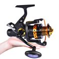 thumbnail image 2 of Metal Spinning Reel 13 + 1BB Fishing Reel Strong Drag ,Rigid Aluminum Skeletal Frame, 2 of 7
