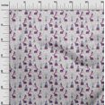 thumbnail image 3 of oneOone Georgette Viscose Beige Fabric Circus Sewing Craft Projects Fabric Prints By Yard 42 Inch Wide-aB, 3 of 5