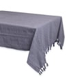 thumbnail image 1 of Thyme & Table 102" Rectangle Tablecloth, Blue Chevron, 1 of 4