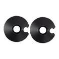 thumbnail image 1 of Lipstore 2 Pcs Paniers de Bâtons de Randonnée Pièces de Rechange pour Bâtons de Ski Camping Extérieur Noir, 1 of 8