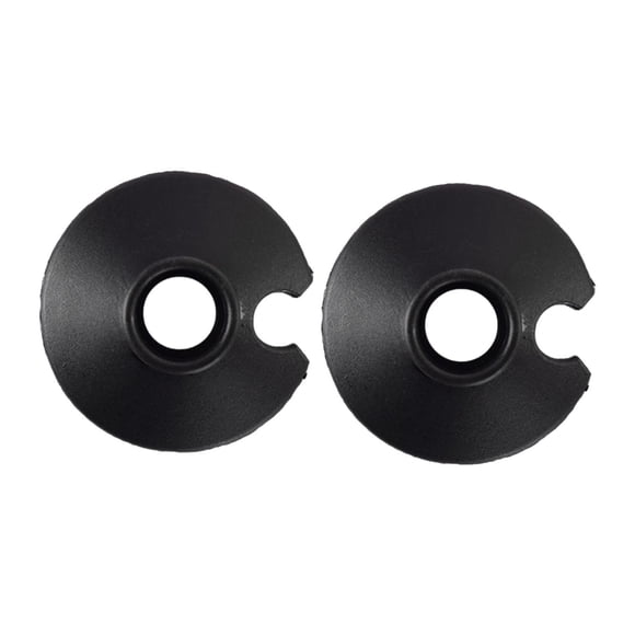 Siruishop 2 Pieces Hiking Poles Basket Replacement Parts for Ski Poles Outdoor Camping Black