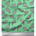 thumbnail image 1 of Soimoi Green Rayon Fabric Floral & Paisley Print Sewing Fabric Yard 42 Inch Wide, 1 of 3