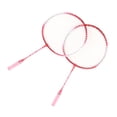 thumbnail image 3 of Badminton Racket Set, Beginner Badminton Racket, Badminton Racket 2 Player Super Light Split Handle Iron Alloy Badminton Racket Set for Beginner Children, 3 of 8