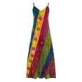 thumbnail image 4 of Babysbule Liquidation Robes d'Été pour Femmes, Robe d'Été Décontractée pour Femmes à Imprimé, Col en V, Sans Manches, Grande Taille, à Bretelles Spaghetti, 4 of 5