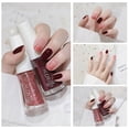 thumbnail image 4 of 10ml Quick Drying Nail Polish Water-Based Tearable Sequins Baking Free Long Lasting Nail Polish for Female, 4 of 10