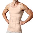 thumbnail image 1 of Mens Compression Shirt Slimming Body Vest Workout Tank Tops Abs Abdomen Undershirts, 1 of 4