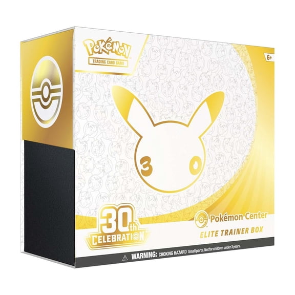Pokémon TCG 30th Celebration Pokémon Center Elite Trainer Box Collectible 11 Booster Packs