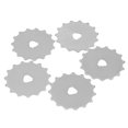 thumbnail image 2 of 5 Pcs Lame de Coupe Rotative 45mm pour Crochet Patchwork Cuir Tissu Papier, 2 of 10