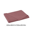 thumbnail image 3 of Solid Color Bed Sheet - Polyester Fabric, Soft Comfortable Washable, Easy Care Fitted Design, Home Decor Bedding, JKODE, 3 of 7