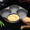 thumbnail image 4 of Non-stick Egg Cooker Pan 4-cup Egg Frying Pan Multifunctional Frying Pan, 4 of 5