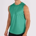thumbnail image 1 of Jusqu'à 50 % de Rabais Horkkom Débardeur pour Homme Été Couleur Unie Col Ras du Cou Chandails Sans Manches pour Muscles Décontracté Extérieur Entraînement, 1 of 6