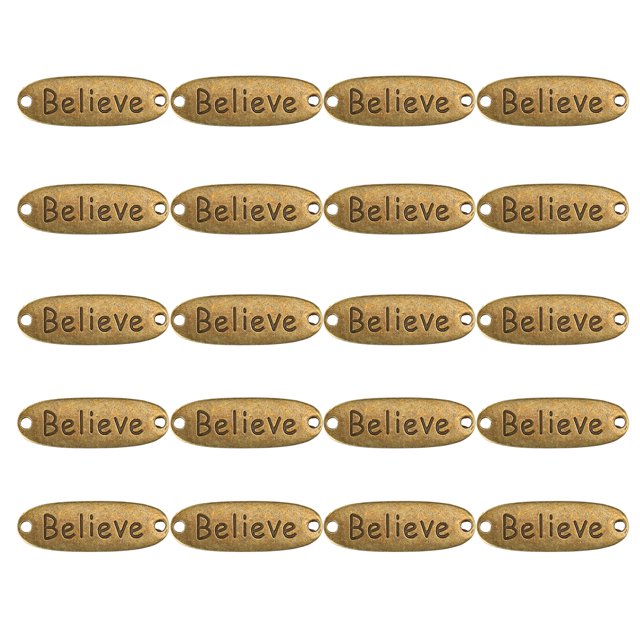 Letter Tag, Easy To Store And Carry Fine Workmanship DIY Jewelry Supplies Dual-Hole Tag For DIY Crafts Knitting Sewing