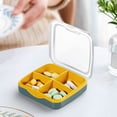 thumbnail image 4 of Portable Medication Organizer Pill Case | Travel Medicine Storage Box | Moisture-Proof Tablet Holder | Compartmented Drug Container for Home, Office, and Travel, 4 of 6