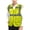 Neon Lime, variant on GOGO 5 Pockets High Visibility Safety Vest with Reflective Strips, Working Uniform Vest-Neon Orange-L