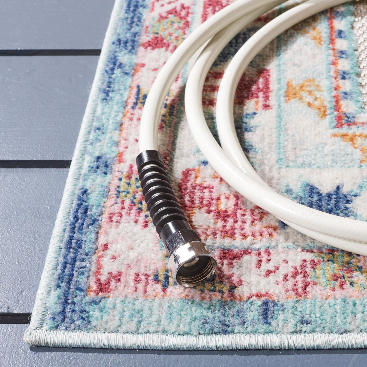 SAFAVIEH Cabana Clark Tapis Intérieur/Extérieur Médaillon