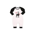 thumbnail image 1 of FOCUSNORM Christmas Reindeer Raglan Tops and Plaid Trousers Parent-child Pajamas, 1 of 6