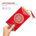 thumbnail image 4 of CIMAXIC wedding 10pcs Chinese Style Romantic Wedding Invitations Lovely Paper Invitations Cards,7.87"X4.53"X0.08", 4 of 4