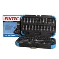 thumbnail image 4 of FIXTEC Car Mechanics Tool Set with 1/4" Drive Quick Reversible Ratchet Handle (46-Pieces), 4 of 5