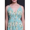 thumbnail image 2 of Bimba Robe Longue de Villégiature à Imprimé Floral pour Femmes, à Cordon, Bretelles Spaghetti, Tenue de Plage - Moyen, 2 of 4
