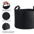 thumbnail image 2 of LYUMO Gallon Black Plants Vegetable Flower Growing Bag, 2 of 5