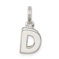 thumbnail image 1 of 925 Sterling Silver D Charm and Pendant, 1 of 2