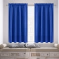 thumbnail image 1 of Avdolw Silk Curtains - Heat Insulating, Energy Saving, Darkening & Noise Reducing for Bedroom/Kitchen, Easy Install, 1 of 4