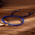 thumbnail image 4 of SNNROO 1pc Blue Rope Evil Eye Braided Adjustable Bracelet, 4 of 5